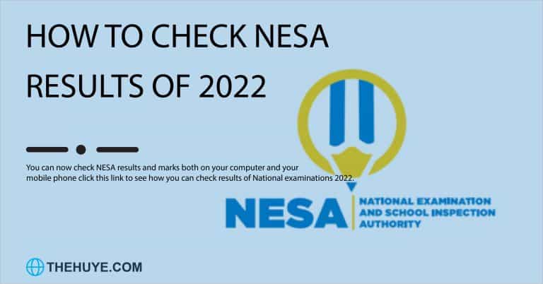 How To Check NESA Results 2022