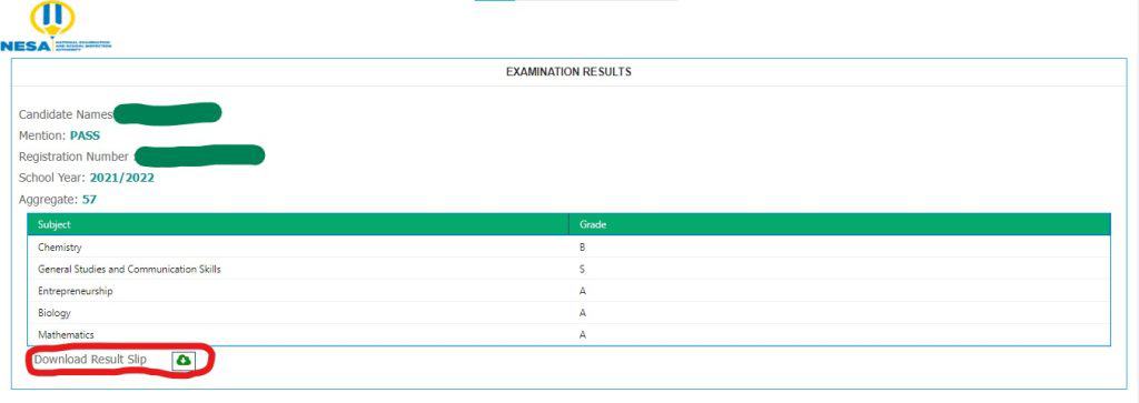 Download your results How To Check Senior Six NESA Results 2022 By Using SDMS TheHuye.Com