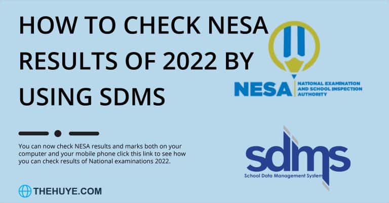 How To Save Your NESA Result Slip As A PDF USING SDMS