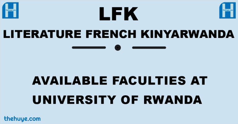 LFK LITERATURE FRENCH KINYARWANDA