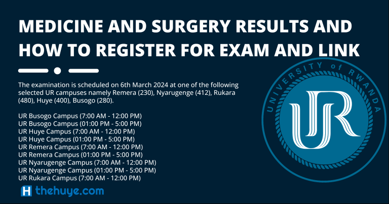 Results To all selected candidates who applied for the Bachelor of Medicine and Surgery and Doctor of Dental Surgery for the academic year 2024-2025.