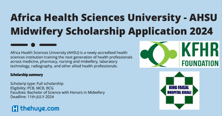 Call for Applications for Bachelor of Midwifery Program Africa Health Sciences University (AHSU) 2024-25 Academic Year
